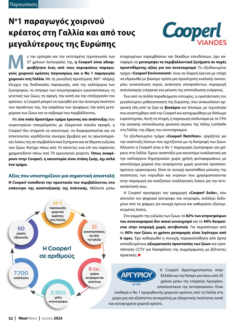 ΠΑΡΟΥΣΙΑΣΗ COOPER, MEAT NEWS 6